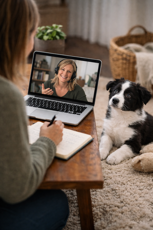 Online puppycoaching